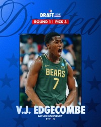 开云体育APP下载-76人探花秀埃奇库姆，新赛季将身穿77号球衣